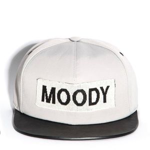 RARE Rick Owens 2014 MOODY cotton leather baseball cap hat